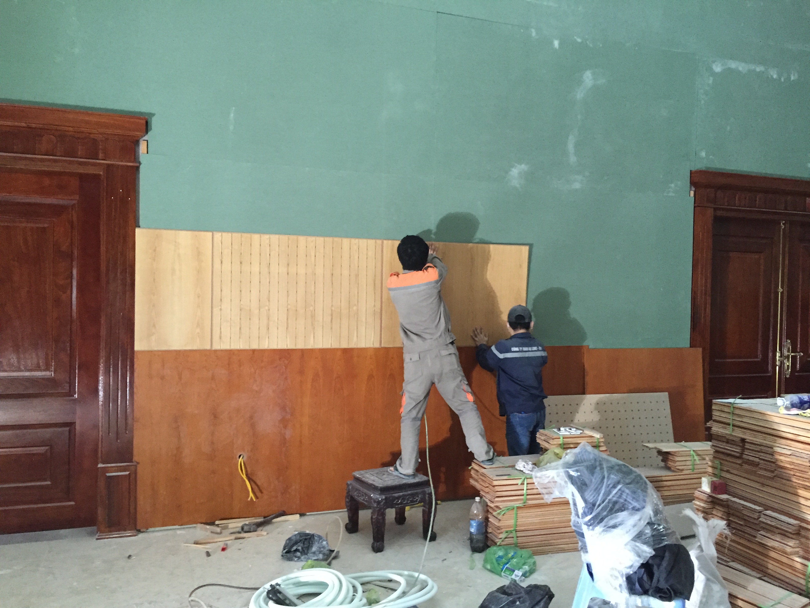 THI CÔNG QUẢNG TRƯỜNG THÀNH PHỒ CẨM PHẢ